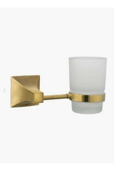 Somany Bathware SOMANY Giza Tumbler Holder – Brushed Gold Finish | 23x7x23 cm...