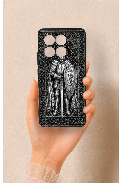 Vip Case Poco X6 Pro Uyumlu Şövalye Desenli Silikon Kılıf