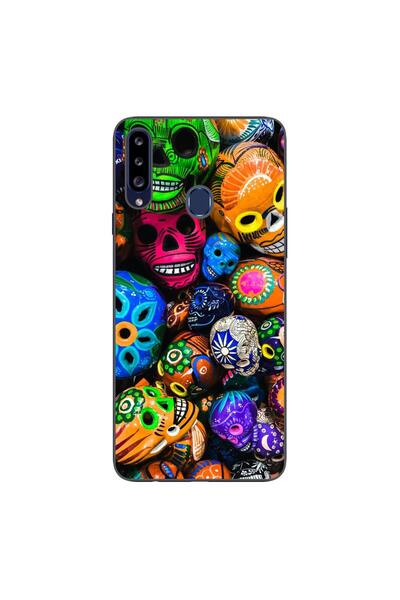 OEM Θήκη συμβατή με Samsung Galaxy A20S από σιλικόνη gel TPU με σχέδιο πολύχρ...