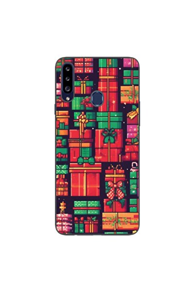 OEM Husa compatibila cu Samsung Galaxy A20S Silicon Gel Tpu Model Pixel Art G...