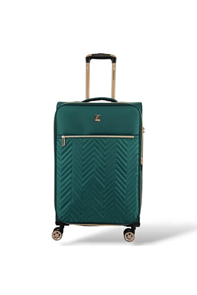Diplomat Μεσαία Υφασμάτινη Βαλίτσα 4 Ρόδες 68x42x26/31εκ. Monaco ZC9001-M. Μέ...