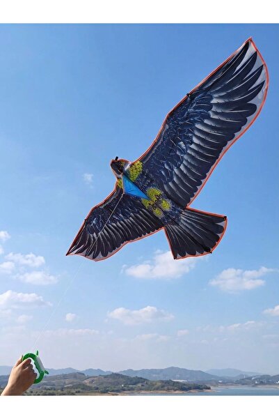 Makro Optik Kartal Uçurtma 170x60cm Büyük Boy (İpi Dahildir)