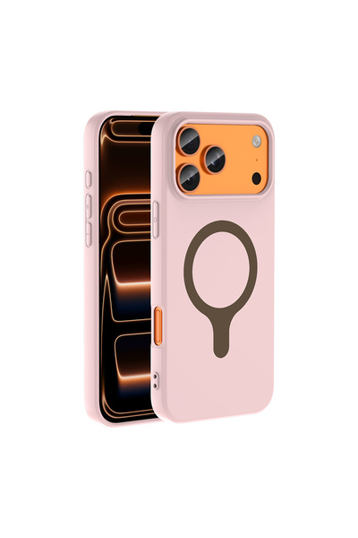 Nezih Case iPhone 17 Pro Max Uyumlu Magsafe Sarj Destekli Soft Design Premium...