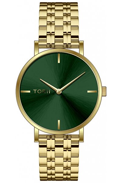 Torii Ceas de damă G34GB.F4 — verde, clasic la modă