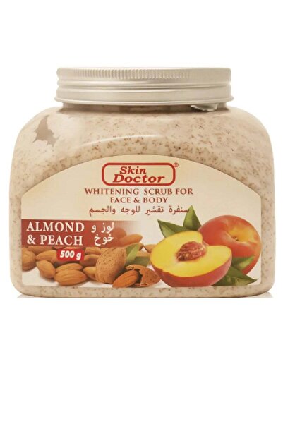 Skin Doctor Almond & Peach Whitening Scrub For Face & Body 500g