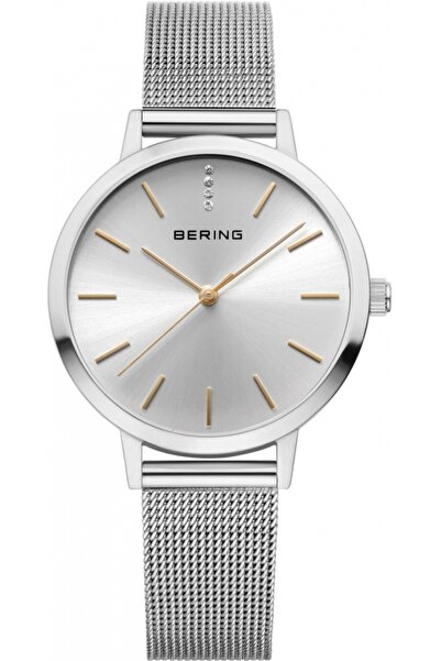 Bering ceas de damă 13434-001 — argintiu, fashion, clasic, stil bijuterie