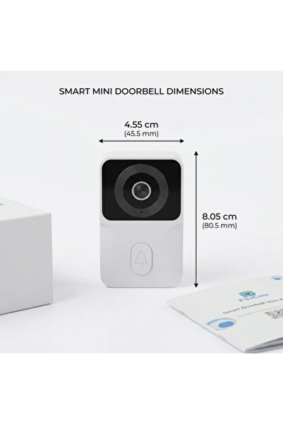 YuTai Wireless WiFi Video Smart Doorbell Drill-Free Home Remote Video Interco...