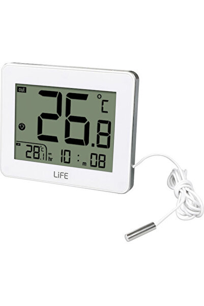 Life Cordy WES-202 Θερμόμετρο Εσωτερικού/Εξωτερικού Χώρου Επιτοίχιο / Επιτραπ...