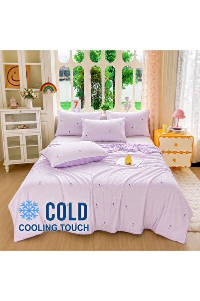 Lenjeria Pufoasa Pilotă de Vară Premium Cooling Touch 200x230 cm + 2 Fețe de ...