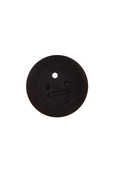 hager Placă frontală Socket z/u negru lucios (3965792045)