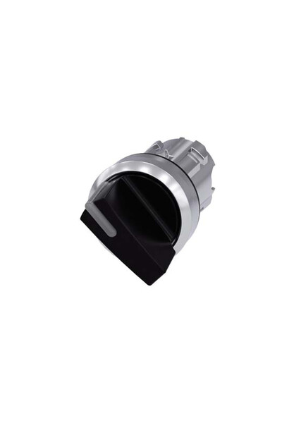 Siemens Comutator 2 poziții 22mm negru fără auto-rotire O-I Cutie de iluminar...