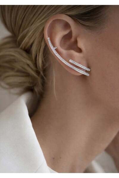 Alice İsstanbul Marka Silver Vesper Earcuff 2-Pack