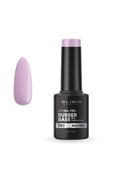 Elixir Επαγγελματική Βάση Καουτσούκ Ημι-τζελ 740 Έξτρα Γαλακτώδης για Ημι-μόν...