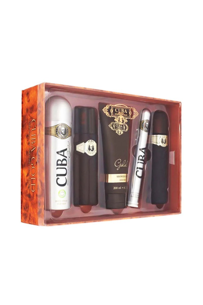 Cuba Paris Σετ Ανδρικού Αρώματος Cuba Gold EDT 100ml, EDT 35ml, A.Shave 100ml...