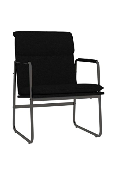 vidaxl Scaun de relaxare, negru, 55x64x80 cm, material textil