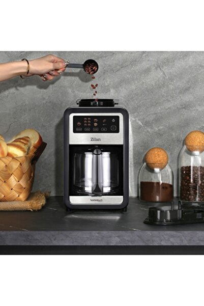 Zilan Cafetiera cu rasnita integrata ZLN9001, 640W, ecran tactil, 850ml (max ...