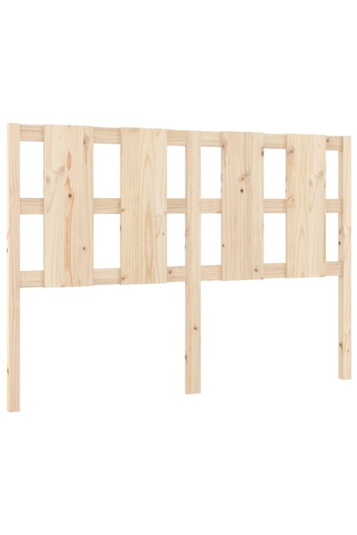 vidaxl Tăblie de pat, 125,5x4x100 cm, lemn masiv de pin