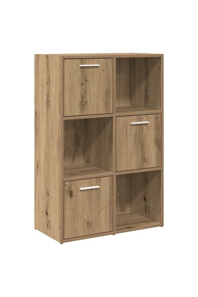 vidaxl Bibliotecă, stejar artizanal, 60,5x30x90 cm, lemn prelucrat