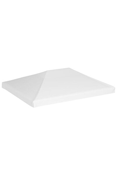 vidaxl Acoperiș foișor, 270 g/m², alb, 4 x 3 m