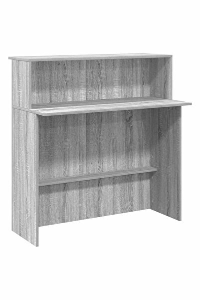 vidaxl Birou de recepție Gri Sonoma 100x50x103,5 cm Lemn prelucrat