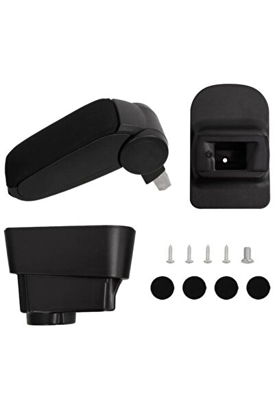vidaxl Cotieră auto, neagră, 11 x 35 x(32-49) cm ABS