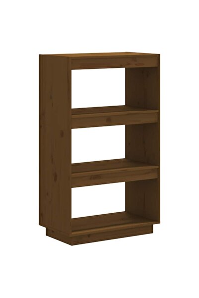 vidaxl Bibliotecă/Separator cameră maro miere 60x35x103cm lemn pin