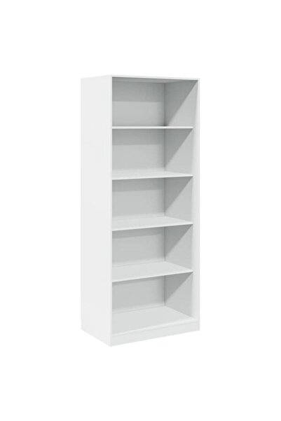 vidaxl Dulap, alb, 80 x 50 x 200 cm, lemn prelucrat