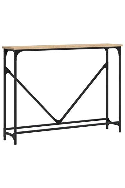 vidaxl Măsuță consolă, stejar sonoma, 102x22,5x75 cm, lemn prelucrat