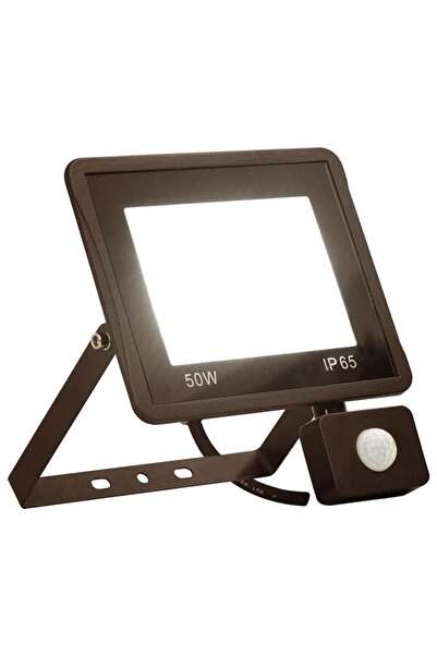 vidaxl Proiector LED cu senzor, 50 W, Alb cald