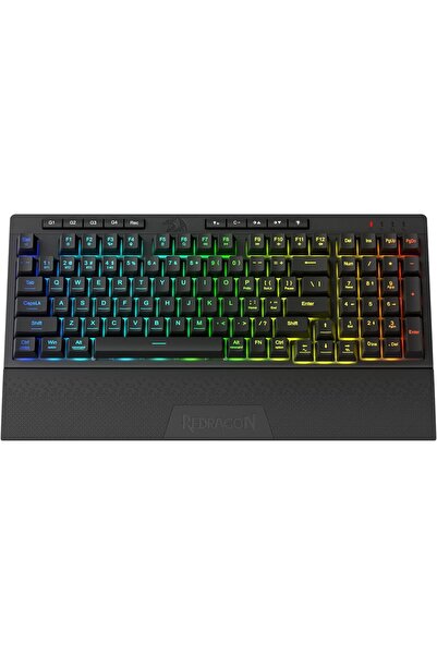 REDRAGON K515 Pro Shiva Rgb Kablosuz Membranlı Türkçe Oyun Klavyesi, 98 Tuşlu...