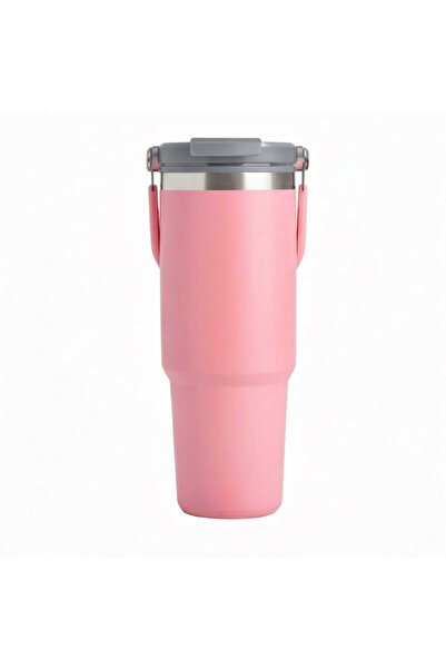Microcase 900ML Pipetli El Tutacaklı Paslanmaz Çelik Termos Mug - AL5722