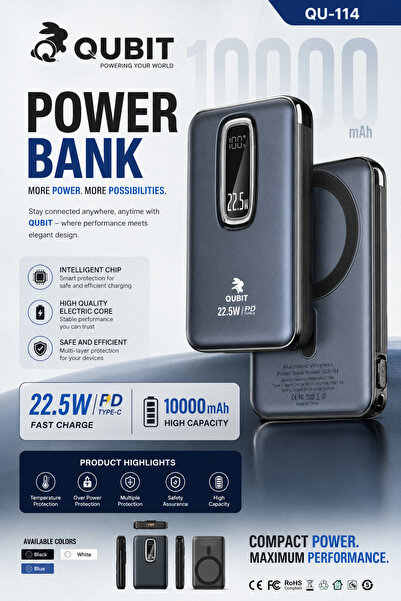 Qubit Power Bank 10000 Mah