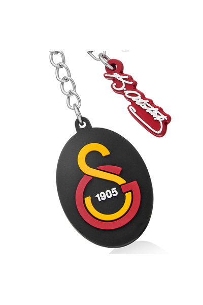 Galatasaray Arma Charm Ata Signature Silicone Keychain