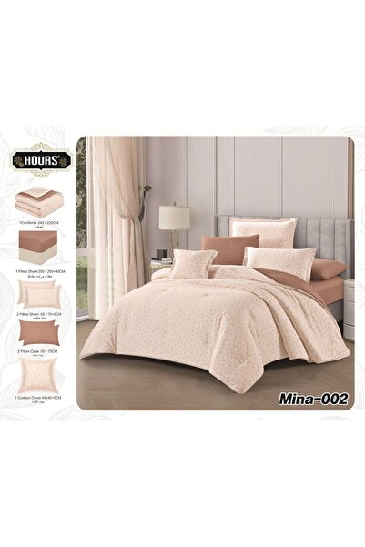 HOURS Summer Bedspread - Fluffy Luxury Bedding - 7 Piece Set - 220X240 Duvet ...