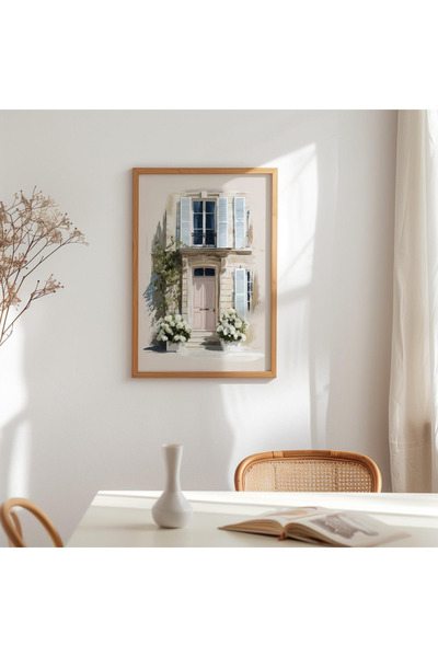 Tuba Decor Tablou dintr-o singură bucată cu ramă din lemn