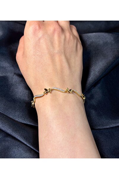 XUPING JEWELRY Xuping taşlı kelebekli bileklik