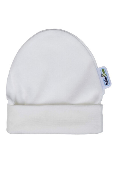 Babyjem Καπελάκι για νεογέννητο Baby Hat (Χρώμα: Λευκό)