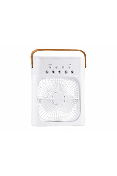 PUKON Portable Mini Cooling Fan with Mist Spray, 600ml Water Tank, 3 Wind Spe...