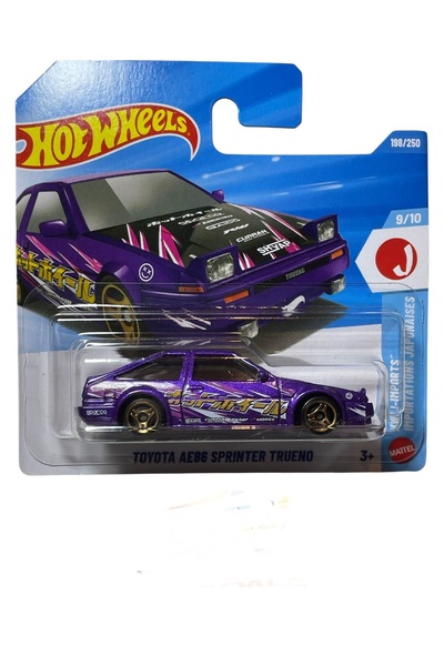HOT WHEELS سيارة تويوتا AE86 سبرينتر تروينو من هوت ويلز طراز JJK34-N521
