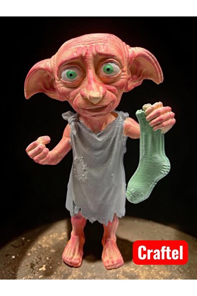 CRAFTEL Harry Potter Dobby Figür Ev Cini Çoraplı Maket Biblo Koleksiyonluk He...