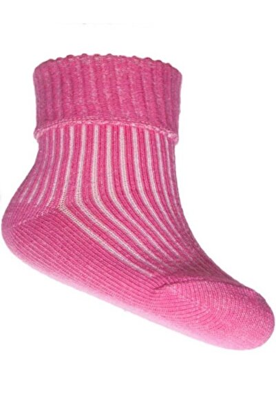 Superbaby Ciorapei diverse nuante de roz pentru bebelusi cu banda de elastic ...