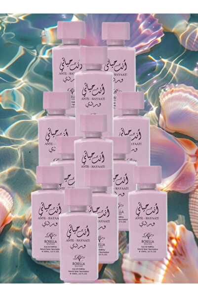 ROSELLA 12 Pieces Ante Hayaati Wardi Perfume 100ML