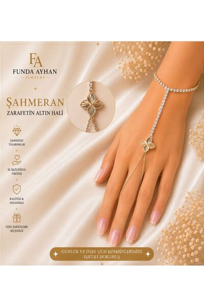 FTA TİCARET Funda Ayhan Jewelry Yonca Detaylı Taşlı Şahmeran Bileklik – Rose ...