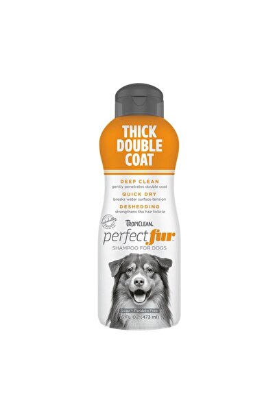 Tropiclean Perfect Fur Thick Double Coat Shampoo Σαμπουάν Σκύλου 473ml