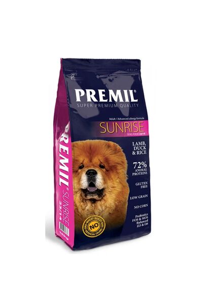 Premil Adult Sunrise Lamb & Duck Ξηρά Τροφή Σκύλου με Αρνί & Πάπια 15kg