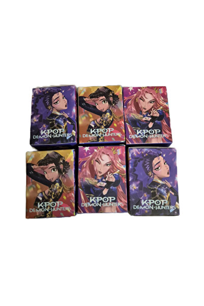 PinaStar 6 фигурки за ключодържатели Хънтрикс, Ловци на демони, К-поп