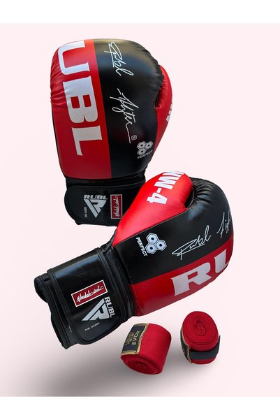 RUBBEL Rubl Genuine Calf Leather Professional Boxing Gloves |   Imported |   Free Bandage! !