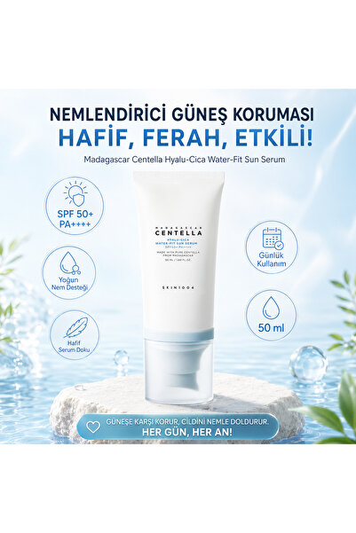 The Potions Madagascar Centella Hyalu-Cica Su Bazlı Güneş Kremi SPF 50+ PA+++...