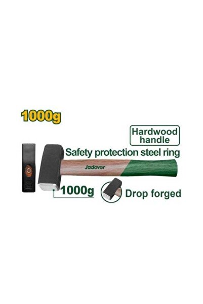 Jadever Hammer 1000g Wooden Handle