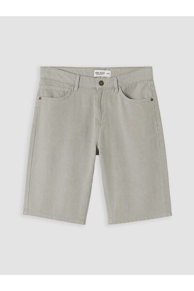 LC Waikiki Nevavm Regular Fit Men's Jean Shorts with Difference